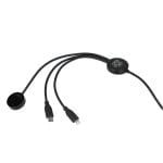 Custom 5-in-1 Long Charging Cables with iWatch Charger - 2