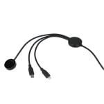 Custom 5-in-1 Long Charging Cables with iWatch Charger - 4