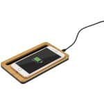 Custom 5W Bamboo Desktop Wireless Charger - 4