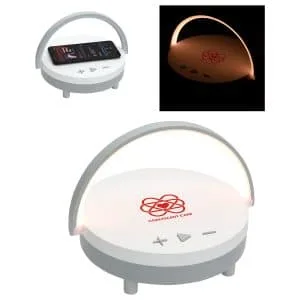 Custom Archway Wireless Speaker with 5W Wireless Charger + Touch Light