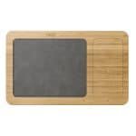 Custom Auden Bamboo Wireless Charging Mouse Pad - Bamboo - 2