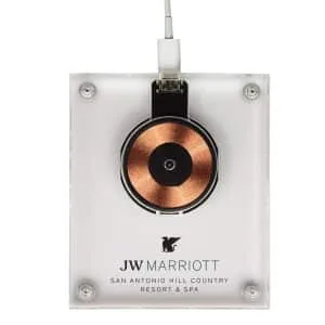 Custom Clear Acrylic 15 Watt Wireless Charger