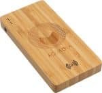 Custom FSC® 100% Bamboo 5000 mAh Wireless Power Bank - 2