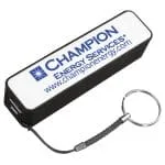 Custom "In Charge" UL Listed 2200 mAh Portable Lithium Ion Power Bank Charger - 7