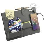 Custom MagClick™ Fast Wireless Charging Desk Organizer - 2