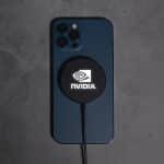 Custom MagLED - 15W Qi Wireless charger with light up logo display - 2