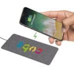 Custom Ultra Thin Fabric Wireless Charging Pad - 2