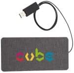 Custom Ultra Thin Fabric Wireless Charging Pad - 5