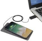 Custom Ultra Thin Fabric Wireless Charging Pad - 6