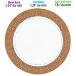 Custom iBevel Plus 15W Wireless Charger With Cork Trim - 3