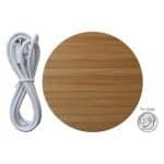 Custom iDisc Bamboo 15W Wireless Charger - 7