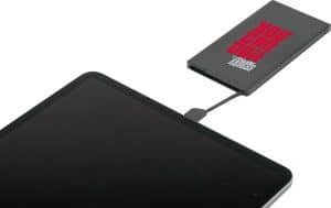 Custom 4000 mAh Cable Keeper Power Bank with Type-C Tip