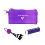 Custom Colorful Power Bank Cable Set - 8