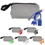 Custom Recycled Travel Pouch Fast Charger Set - 1