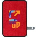 Custom UL 4 Port Heathered USB Folding Wall Charger - 6