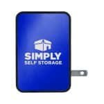 Custom UL 4 Port Vivid USB Folding Wall Charger - 2