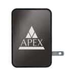 Custom UL 4 Port Vivid USB Folding Wall Charger - 4