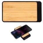 Custom UL Bamboo High Density Swift Wireless Power Bank - 1