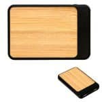 Custom UL Bamboo High Density Volt Power Bank - 1