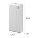 Custom iLive 20K Power Bank - White - 2