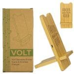 Custom Volt Bamboo Phone Stand Wireless Charger With Box - 2
