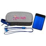 Custom Bay Vivid Power Bank Cable Gift Set - 4