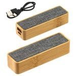 Custom FSC® Bamboo/RPET 2000mAh Mini Power Bank - 1