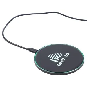Custom 15W Light-up Aluminum Wireless Charger