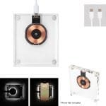 Custom 15w Acrylic Light Up Wireless Charger - 1