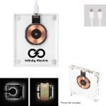 Custom 15w Acrylic Light Up Wireless Charger - 2