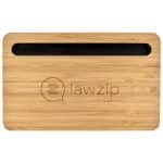 Custom 5W Bamboo Desktop Wireless Charger - 7