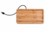 Custom Bamboo Qi-Wireless Desk Organizer Tray (10W) (BLACKFOOT) - 3