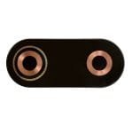 Custom Glass Top Dual Wireless Charging Pad - 1