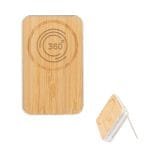 Custom Mag Max Bamboo Wireless Charger Power Bank - 3