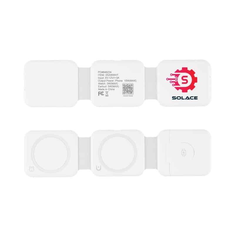 Custom Tri-fold Wireless Multi-charger - 6