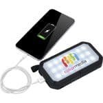 Custom Trio Port Solar Charge LED Power Bank 8