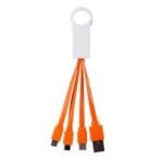 Custom 3-In-1 Noodle Charging Cable with Type C USB - 9