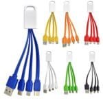 Custom 3-in-1 Noodle Charging Cable - 1