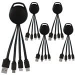 Custom Color Light Up Vivid 3-in-1 Charging Cable - 1