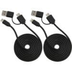Custom Dual Power Long Charging Cable Kit - 8