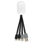 Custom Ellipse 3-in-1 Dual Input Charging Cable - 3