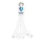 Custom "FUSION" Charging Cable With 2 Port USB Hub - 6