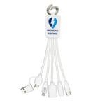 Custom "FUSION" Charging Cable With 2 Port USB Hub - 8