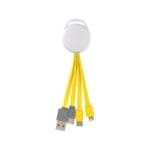 Custom Full Color Vivid Dual Input 3-in-1 Charging Cable - 8