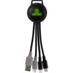 Custom Light Up Color Two Tone 3-in-1 Duo Charging Cable - 3