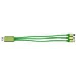 Custom Metallic 3-In-1 Charging Cable - 9