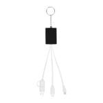 Custom Multi-charging Cable Usb Hub Keyring - 1