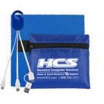 Custom "ReCharge Zip" Mobile Tech Charging Cables in Zipper Pouch - 2