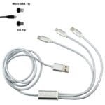 Custom Realm 3-in-1 Long Charging Cable - 7