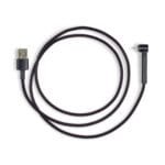 Custom Side Kick Charging Cable - Black - 3